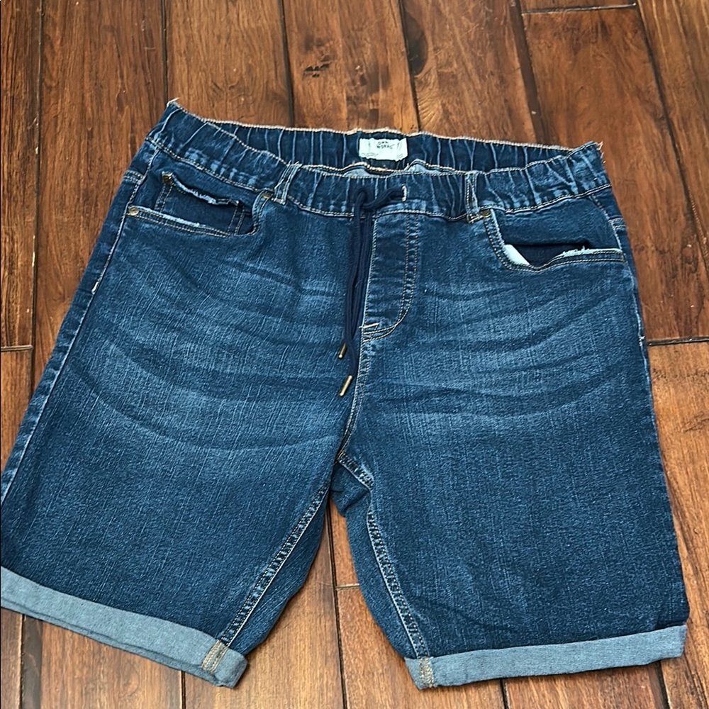 Men’s Blue Denim Shorts